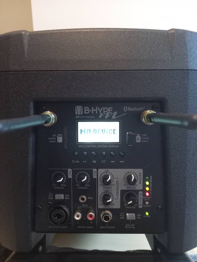 Db Technologies B-Hype M HT 863.865 MHz - Akku Lautsprecher + Handset ...