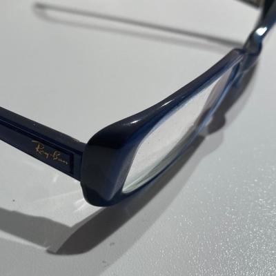 Ray Ban modisch Brillenfassung blau inkl. Etui zu verkaufen. - thumb