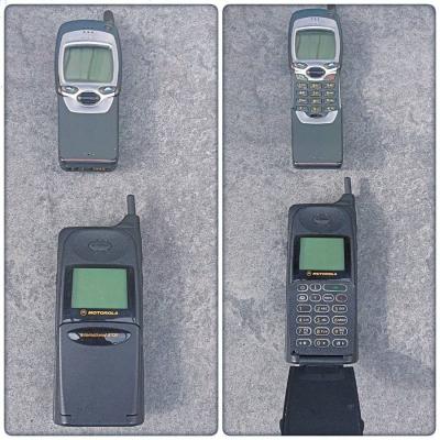 Sammlerstücke: 1x Nokia 7110 grün + 1x Motorola International 8700 - thumb