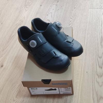 Rennradschuhe Shimano RC5, schwarz, Größe 44 - thumb