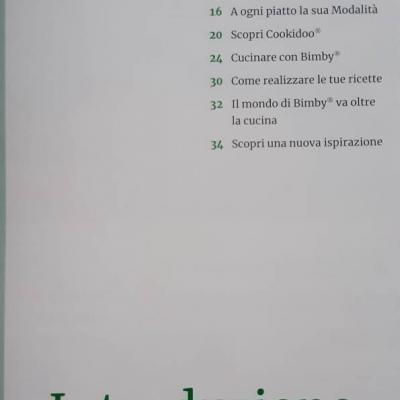 Thermomix Bimby Kochbuch - Sprache italienisch - thumb