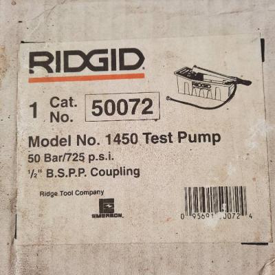 Test Pump RIDGID - thumb