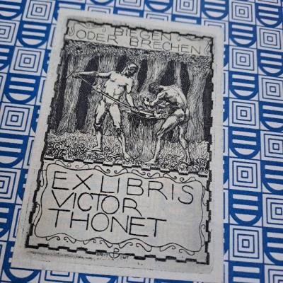 Exlibris victior thonet - thumb