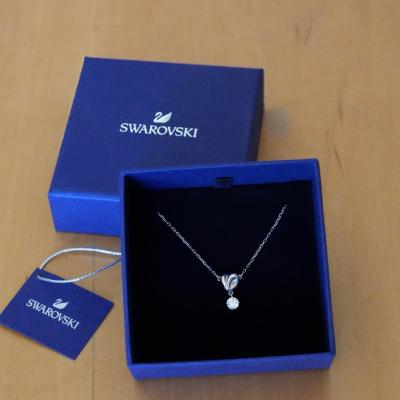 Swarovski Halskette mit Herz und Diamant - thumb