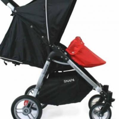 Fußschutz für Kinderwagen Valco Baby Snap 4 schwarz - thumb