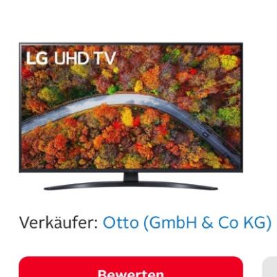 LG TV 42 Zoll UHD Zweit Gerät fast nie gelaufen wie neu - thumb