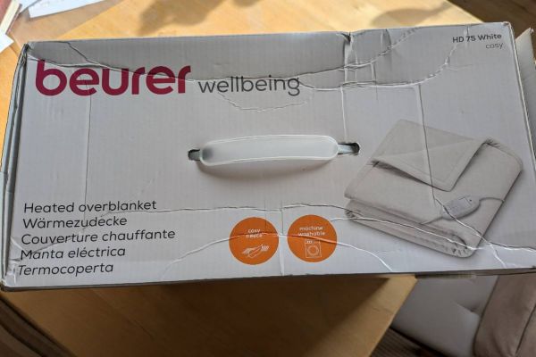 Wärmezudecke Beurer Wellbeing HD 75 White Cosy