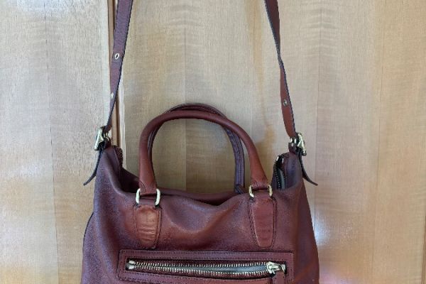 Vintage coach Leder Tasche