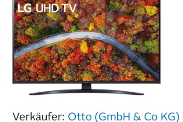 LG TV 42 Zoll UHD Zweit Gerät fast nie gelaufen wie neu