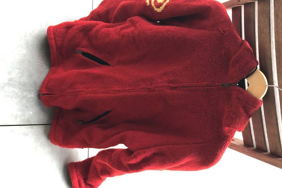 rote Jacke mit Kapuze - Bild 1