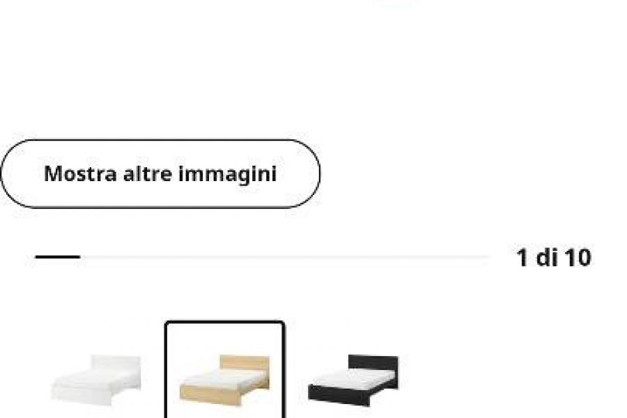 Ikea Malm Doppelbett + Matratzen - Bild 1