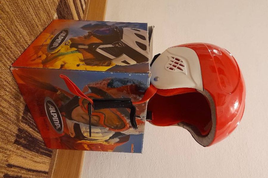 Kinderskihelm rot, Marke Alpina - Bild 1