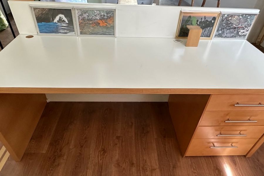 Büro Schreibtisch zu verschenken - Bild 3