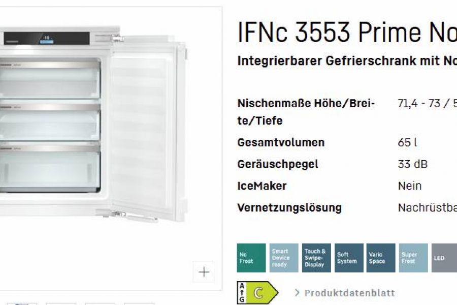 Gefrierschrank Liebherr - Bild 1