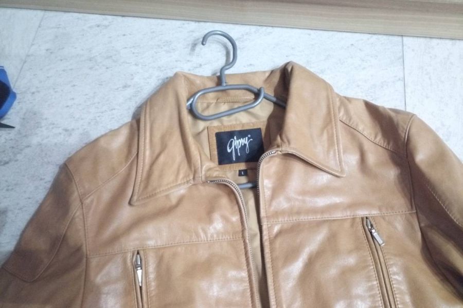 Gipsy Herren Echt Lederjacke Gr. 50/52 Neu - Bild 1