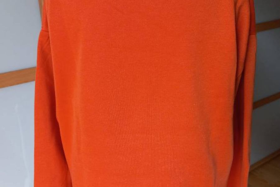 Yoga-Sweatshirt / Felpa orange "Serenity" WIE NEU - Bild 3