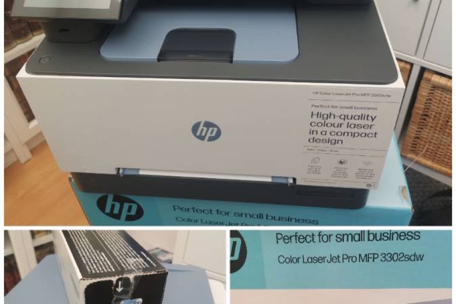 HP FarbLaserdrucker Scanner Kopierer neu hp color laser jet pro 3302 - Bild 1