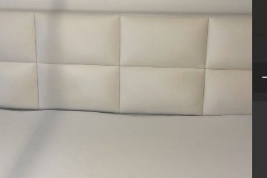 Boxspringbett 180x200 cm Weiss - Bild 2