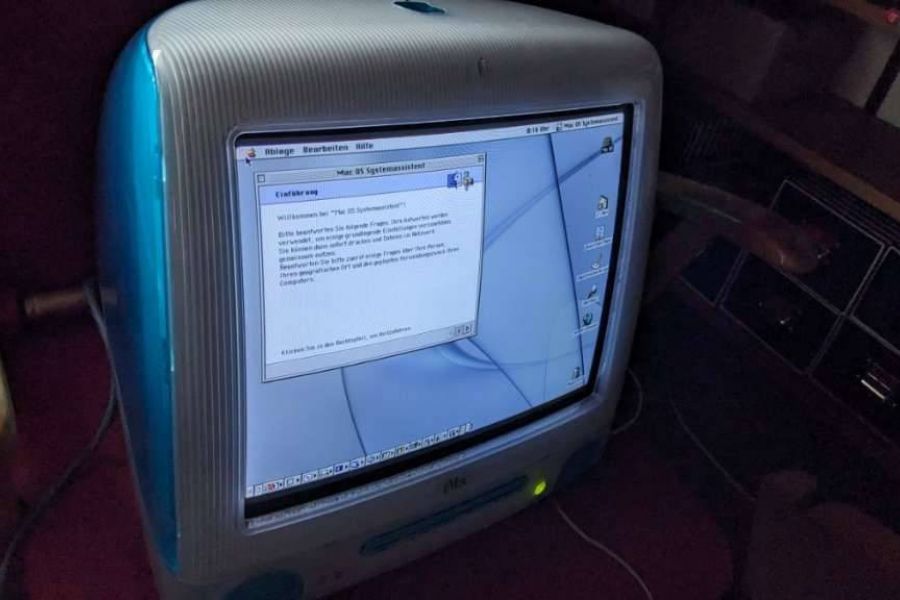 Apple iMac G3 Bondi Blue, funktioniert, neu aufgesetzt. - Bild 2