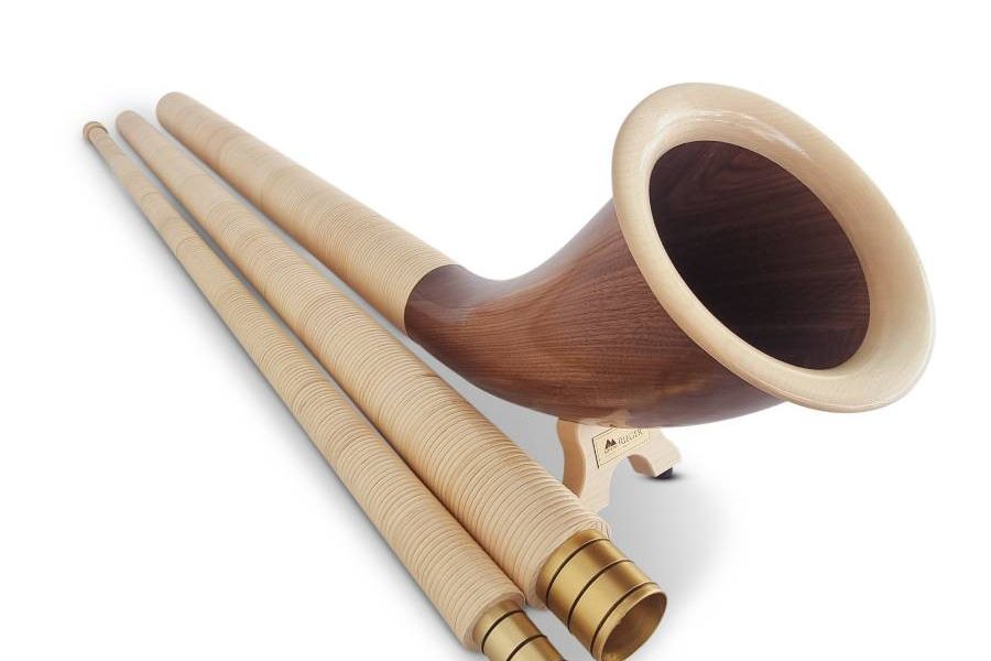 Alphorn Rieger Professional Fichte Tonart F - Bild 7