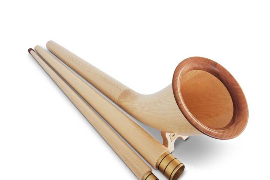 Alphorn Rieger Classic Fichte Tonart F KOMPLETTSET - Bild 2