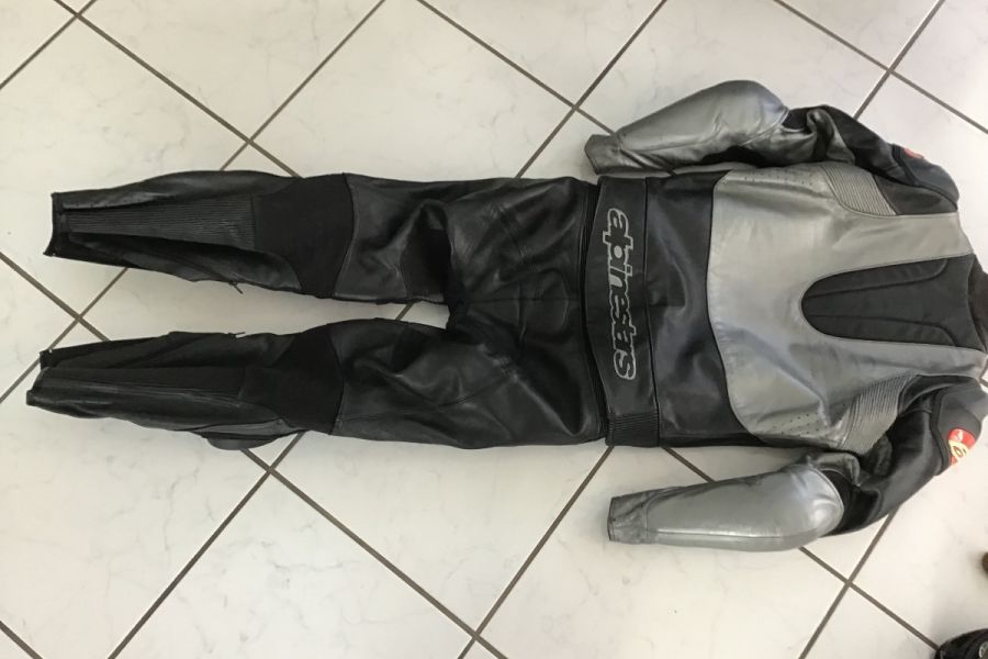 Alpinestars Herren Leder Kombi 2 teilig - Gr.48/50 - Bild 3